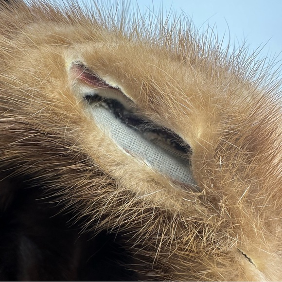 VTG Real Mink Fur Coat Maas Brothers Florida - Picture 16 of 16